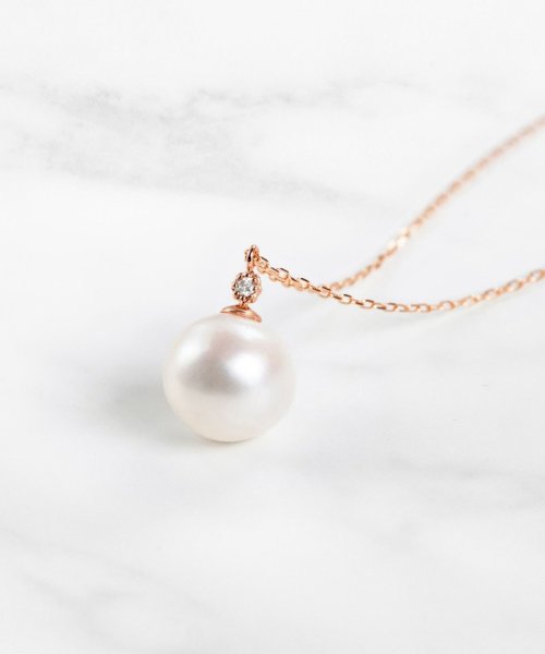 TOCCA(TOCCA)/【WEB限定】NOBLE PEARL NECKLACE K10淡水パール ダイヤモンド ネックレス/img01