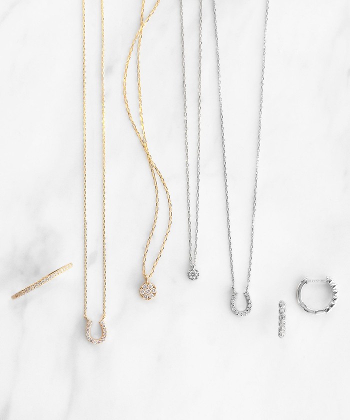 【WEB限定】FLORA PLATINUM DIAMOND NECKLACE プラチナ ダイヤモンド ネックレス