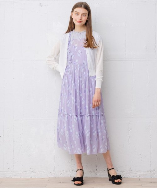 TOCCA(TOCCA)/【WEB限定】【TOCCA LAVENDER】Seer Long－Sleeved Cardigan カーディガン/img01