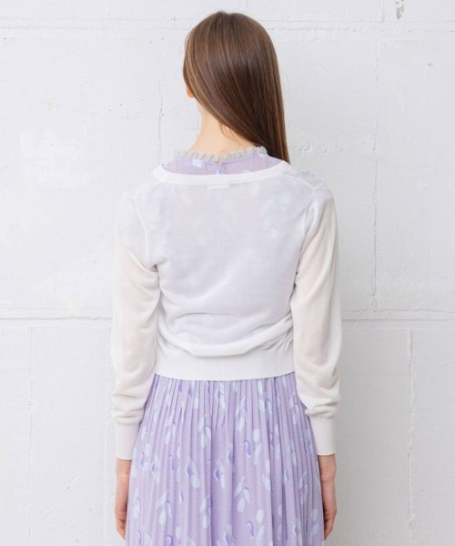 TOCCA(TOCCA)/【WEB限定】【TOCCA LAVENDER】Seer Long－Sleeved Cardigan カーディガン/img12