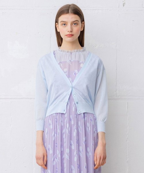 TOCCA(TOCCA)/【WEB限定】【TOCCA LAVENDER】Seer Long－Sleeved Cardigan カーディガン/img16
