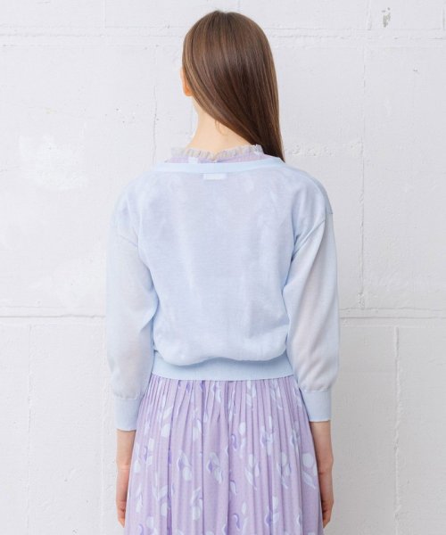 TOCCA(TOCCA)/【WEB限定】【TOCCA LAVENDER】Seer Long－Sleeved Cardigan カーディガン/img18