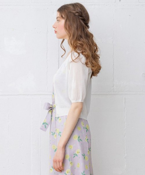 TOCCA(TOCCA)/【WEB限定】【TOCCA LAVENDER】Seer Short－sleeved Cardigan カーディガン/img19