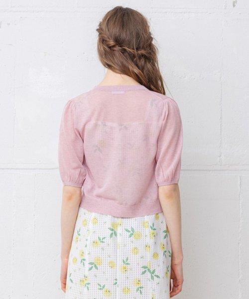TOCCA(TOCCA)/【WEB限定】【TOCCA LAVENDER】Seer Short－sleeved Cardigan カーディガン/img23