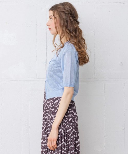 TOCCA(TOCCA)/【WEB限定】【TOCCA LAVENDER】Seer Short－sleeved Cardigan カーディガン/img31