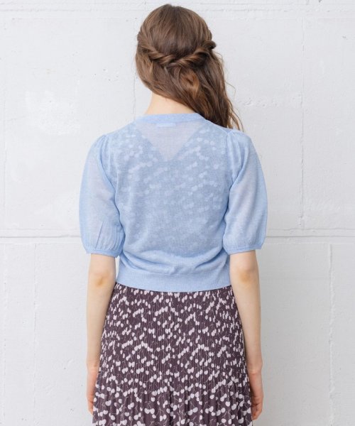 TOCCA(TOCCA)/【WEB限定】【TOCCA LAVENDER】Seer Short－sleeved Cardigan カーディガン/img32