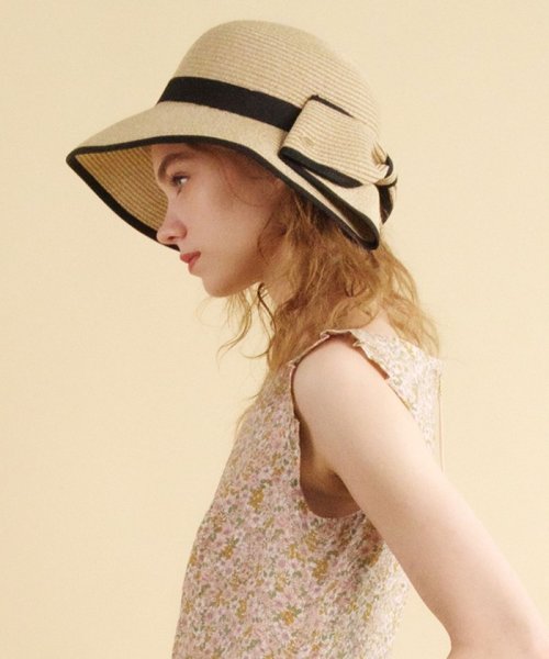 TOCCA(TOCCA)/【UV99%カット・吸水速乾・抗菌防臭・洗える・サイズ調整可】BACK RIBBON HAT 帽子/img02