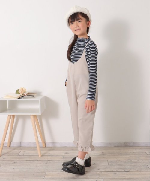 ikka kids(イッカ　キッズ)/裾フリルキャミサロペット（120〜160cm）/img08