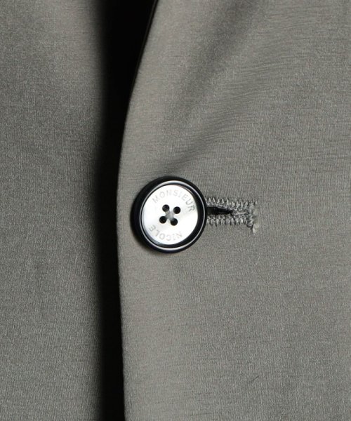 テクニカルシャイニーニット セットアップジャケット 品番/3162