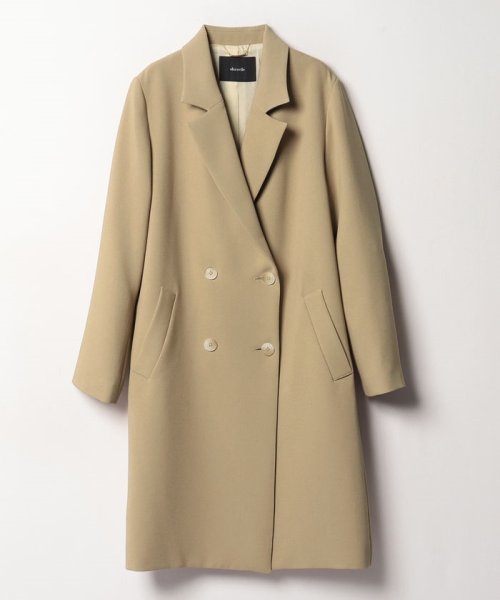 ダブルクロスチェスターコート 