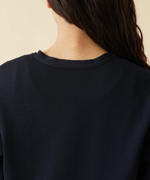 Vネックニットカーディガン 【カタログ掲載・アンサンブル対応・洗える】ハイツイストコットンアセテート カーディガン NA1734003706(13200円)