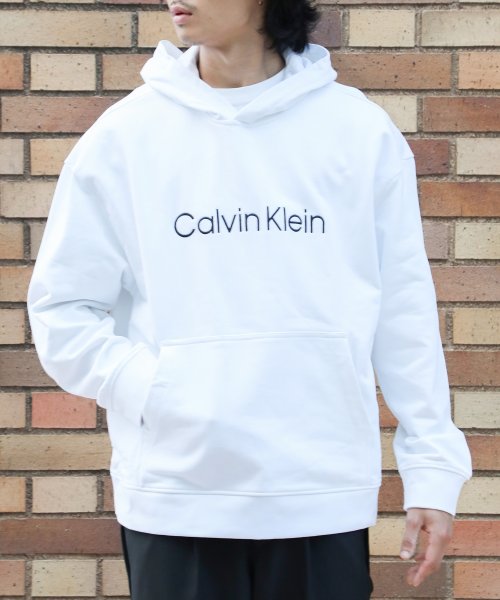 Calvin Klein(カルバンクライン)/【Calvin Klein / カルバンクライン】ロゴ刺繍スウェットフーディパーカー 40HM231 父の日 ギフト プレゼント 贈り物/img07