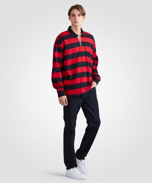 TOMMY HILFIGER(トミーヒルフィガー)/BLOCK STRIPED RUGBY/img01