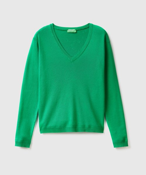 BENETTON (women)(ベネトン（レディース）)/コットンVネックニット・セーター/img07