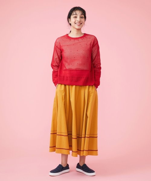 Jocomomola(ホコモモラ)/Dibujar 刺繍スカート/img12