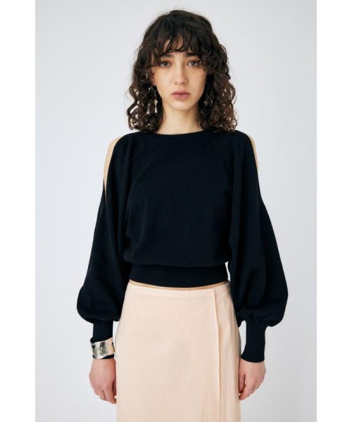 moussy(マウジー)/OPEN SHOULDER KNIT トップス/img01