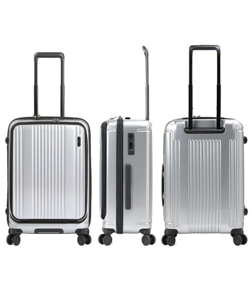 バーマス インターシティ スーツケース Mサイズ 53L フロントオープン ストッパー付き BERMAS 60521 キャリーケース キャリーバッグ 　　　　　 Type ｜約 ダイヤルロック式