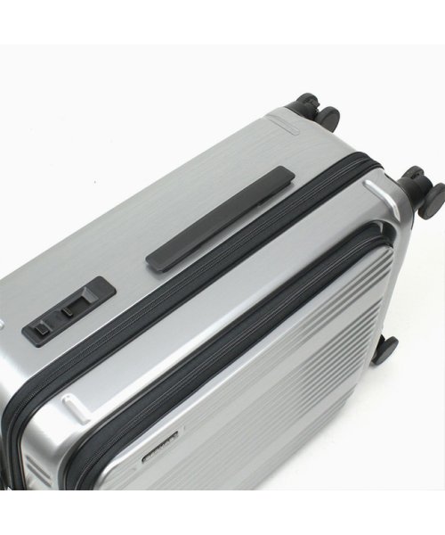 バーマス インターシティ スーツケース Mサイズ 53L フロントオープン ストッパー付き BERMAS 60521 キャリーケース キャリーバッグ 　　　　　 Type ｜約 ダイヤルロック式