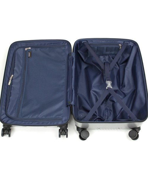 バーマス インターシティ スーツケース Mサイズ 53L フロントオープン ストッパー付き BERMAS 60521 キャリーケース キャリーバッグ 　　　　　 Type ｜約 ダイヤルロック式