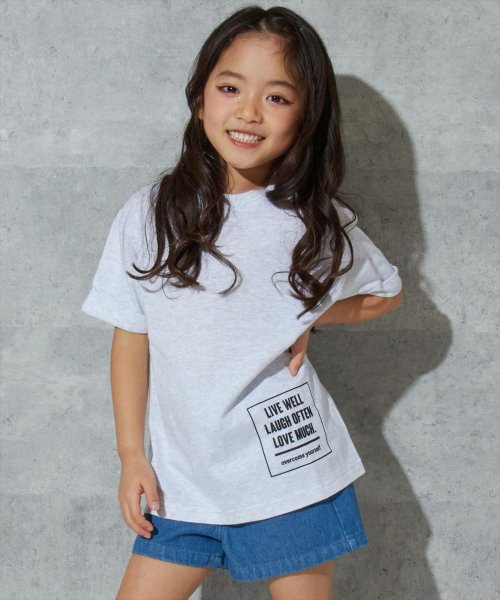 ANAP KIDS(アナップキッズ)/ロールアッププリントビッグTシャツ【親子お揃い】/img01