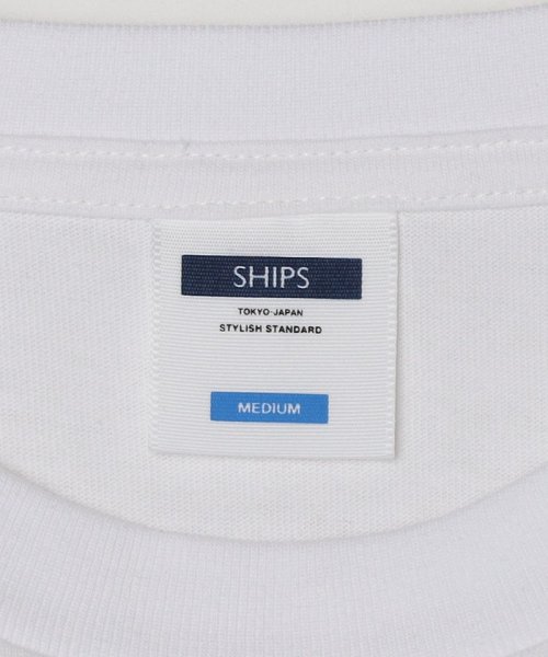 SHIPS MEN(シップス　メン)/*SHIPS:〈汗染み防止加工〉ワンポイント ロゴ ビッグシルエット ヘビーウェイト Tシャツ/img37