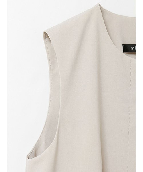 mizuiro ind フロントフライコクーンジレ 