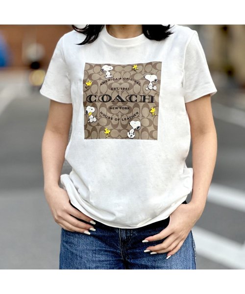 COACH(コーチ)/COACH × PEANUTS コーチ ピーナッツ コラボ Tシャツ Mサイズ/img01
