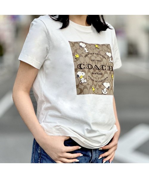 COACH(コーチ)/COACH × PEANUTS コーチ ピーナッツ コラボ Tシャツ Mサイズ/img03