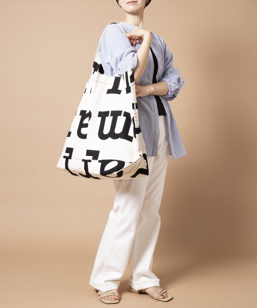 Marimekko(マリメッコ)/【marimekko / マリメッコ】AHKERA LOGO BAG マザーズバッグ ママトート ビッグトート バッグ ギフト プレゼント 贈り物/img02