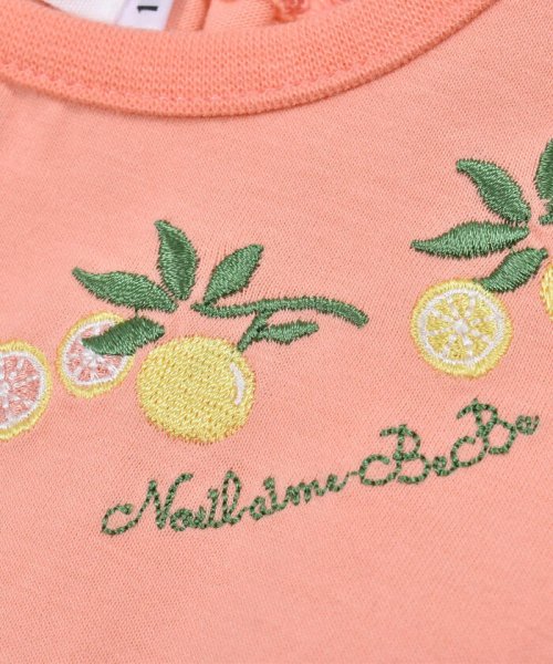 Noeil aime BeBe(ノイユ　エーム　べべ)/レモン刺繍フリルワンピース (80~130cm)/img11