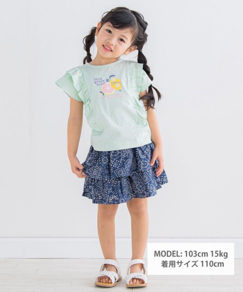 Noeil aime BeBe(ノイユ　エーム　べべ)/フリルレモンTシャツ (80~130cm)/img02