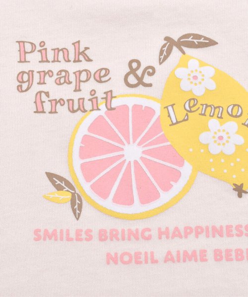 Noeil aime BeBe(ノイユ　エーム　べべ)/フリルレモンTシャツ (80~130cm)/img09