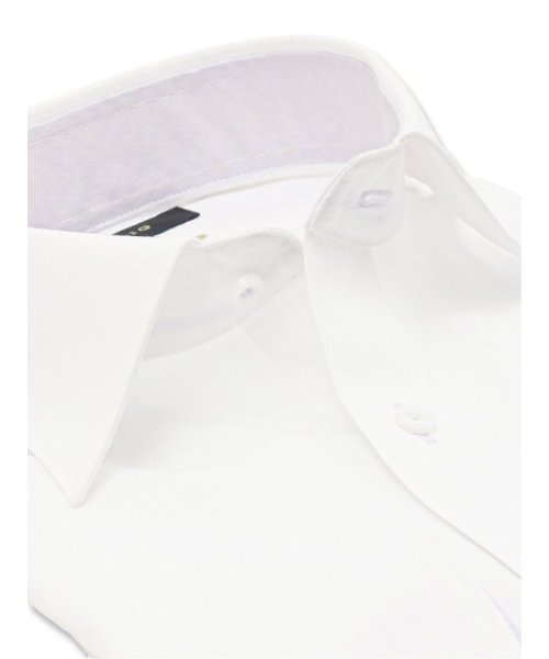 TAKA-Q(タカキュー)/形態安定 吸水速乾 スタンダードフィット ワイドカラー 長袖 ワイシャツ/img01