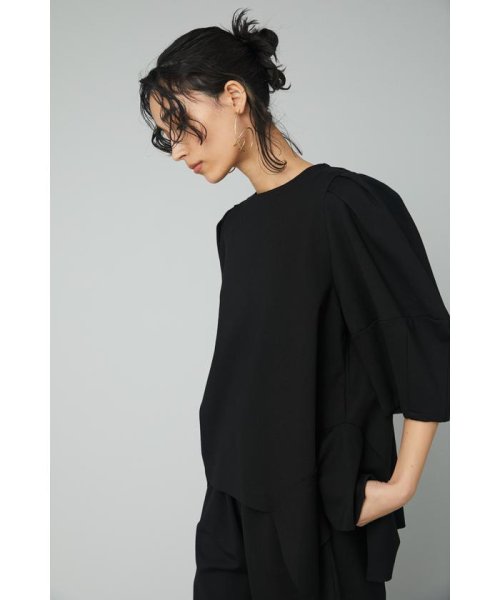 HeRIN.CYE(ヘリンドットサイ)/Ponte volume sleeve tops/img03