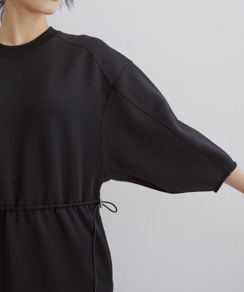 ハーフスリーブドロストワンピース なし