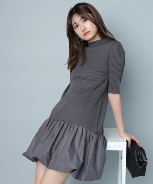 人気新品 バルーンニットミニワンピース ワンピース 【絶対お洒落見え】GU\u0026UNIQLO購入品と万能バッグ!