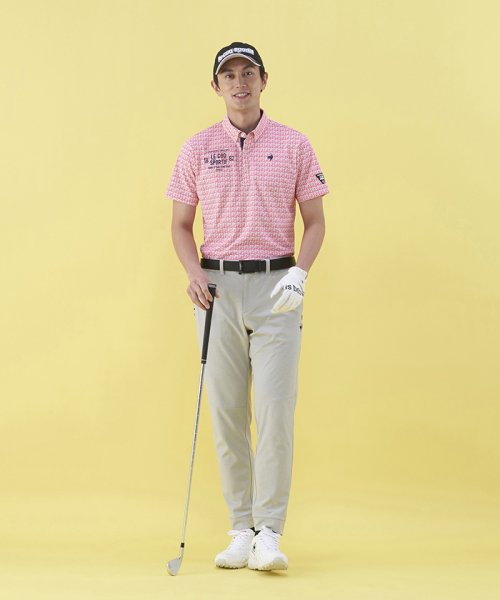 le coq sportif GOLF (ルコックスポルティフ（ゴルフ）)/小柄プリント半袖シャツ (吸汗速乾/ストレッチ/UV CUT(UPF30)/img13