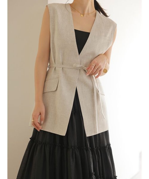 ボリュームティアードオーガンジースカート 