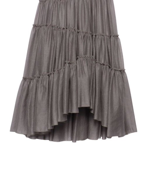 ボリュームティアードオーガンジースカート 