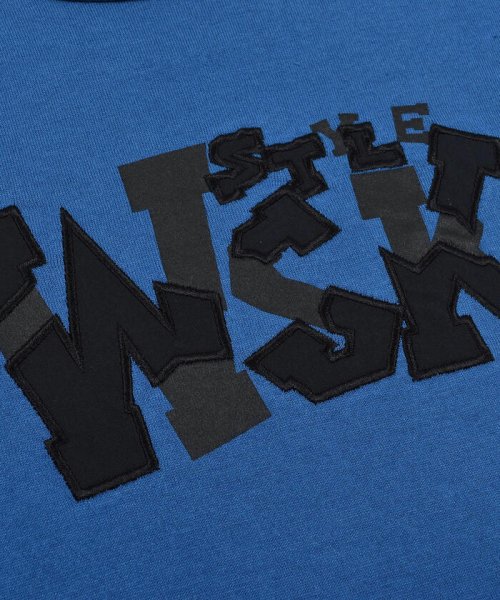 WASK(ワスク)/ロゴパッチワークプリント天竺Tシャツ(100~160cm)/img08