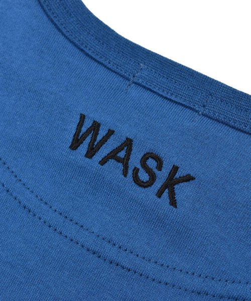 WASK(ワスク)/ロゴパッチワークプリント天竺Tシャツ(100~160cm)/img12
