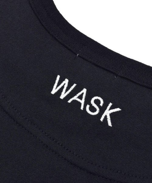 WASK(ワスク)/ロゴパッチワークプリント天竺Tシャツ(100~160cm)/img20