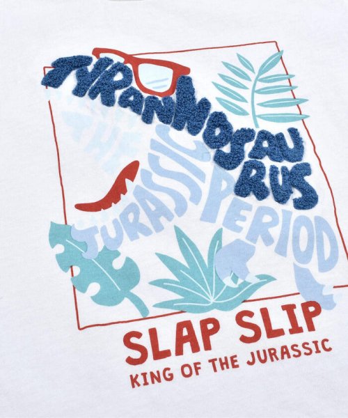 SLAP SLIP(スラップスリップ)/飛び出す恐竜相良刺繍半袖Tシャツ(80~130cm)/img10