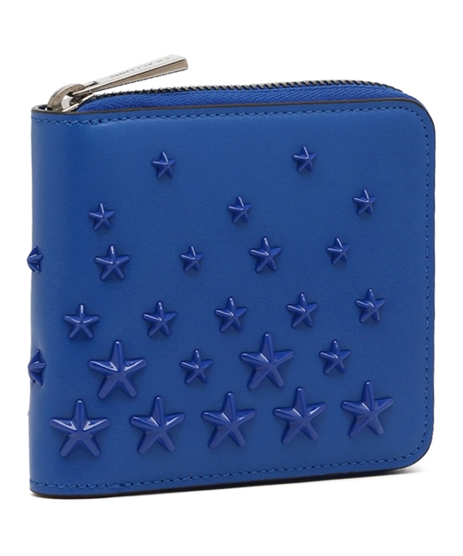ジミーチュウ 二つ折り財布 ローレンス ブルー メンズ JIMMY CHOO