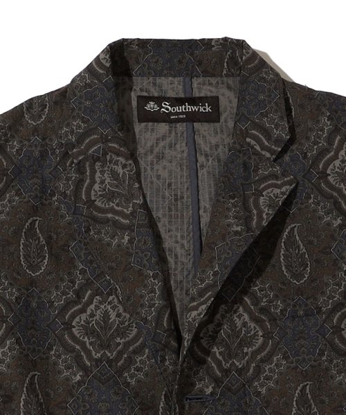 Southwick Gate Label: コロニアルプリント 3Bジャケット Gate Southwick Label