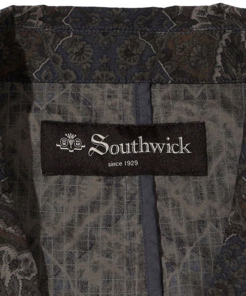 Southwick Gate Label: コロニアルプリント 3Bジャケット Gate Southwick Label