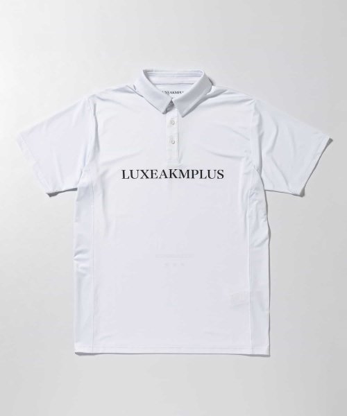 LUXEAKMPLUS(LUXEAKMPLUS)/LUXEAKMPLUS(リュクスエイケイエムプラス)ゴルフ フロントロゴ半袖ポロシャツ【ゴルフ】/img20