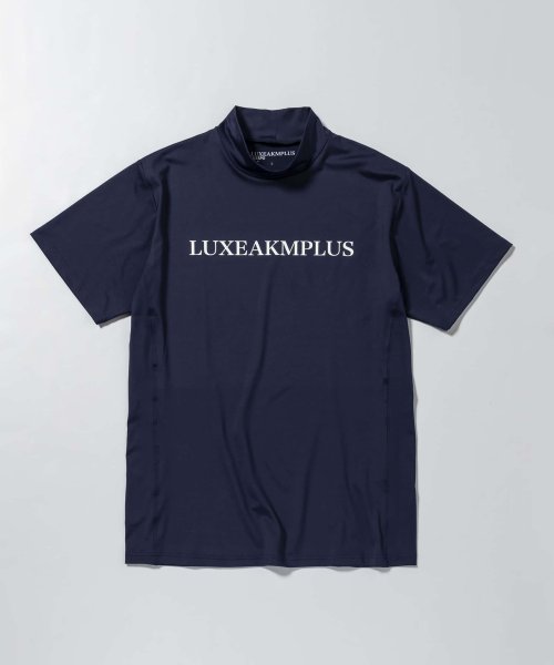LUXEAKMPLUS(LUXEAKMPLUS)/LUXEAKMPLUS(リュクスエイケイエムプラス)ゴルフ ベーシックロゴモックネック半袖Tシャツ【ゴルフ】/img22
