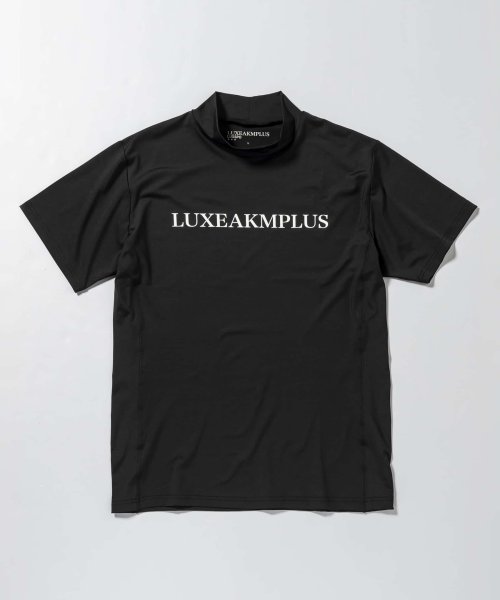 LUXEAKMPLUS(LUXEAKMPLUS)/LUXEAKMPLUS(リュクスエイケイエムプラス)ゴルフ ベーシックロゴモックネック半袖Tシャツ【ゴルフ】/img23