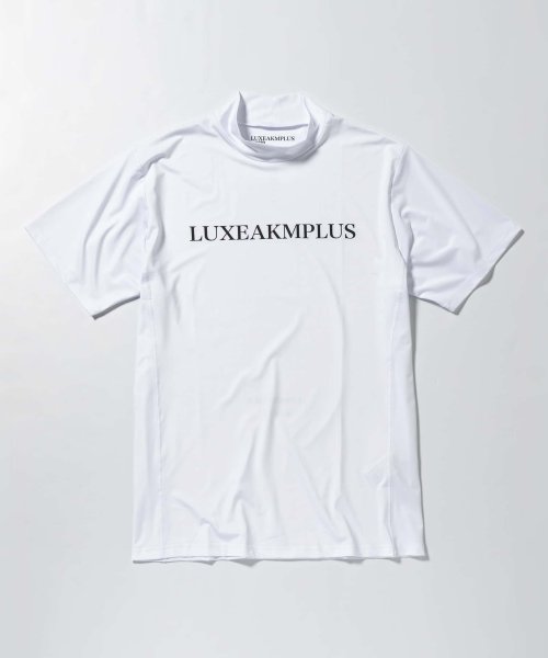 LUXEAKMPLUS(LUXEAKMPLUS)/LUXEAKMPLUS(リュクスエイケイエムプラス)ゴルフ ベーシックロゴモックネック半袖Tシャツ【ゴルフ】/img24